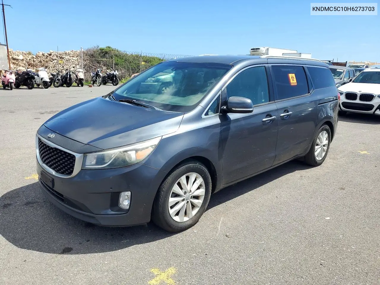 KIA SEDONA 2017, VIN KNDMC5C10H6273703