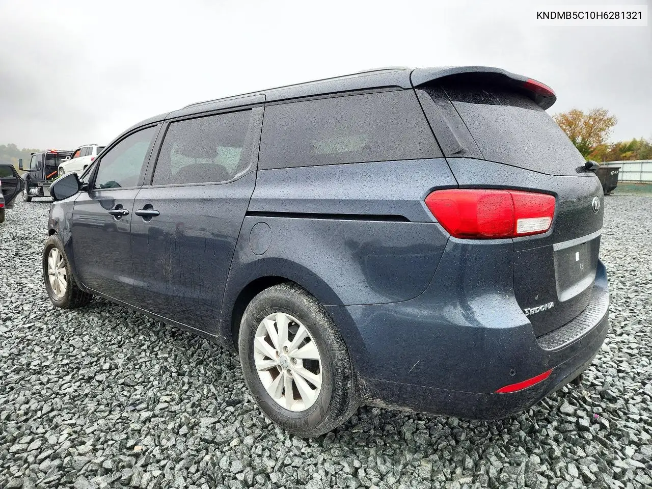 2017 KIA SEDONA VIN KNDMB5C10H6281321 — фото 2