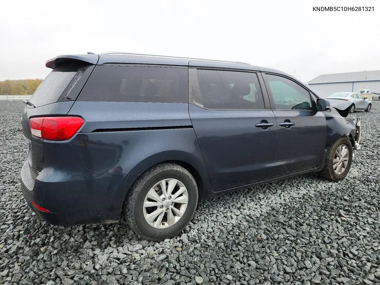 2017 KIA SEDONA VIN KNDMB5C10H6281321 — фото 3