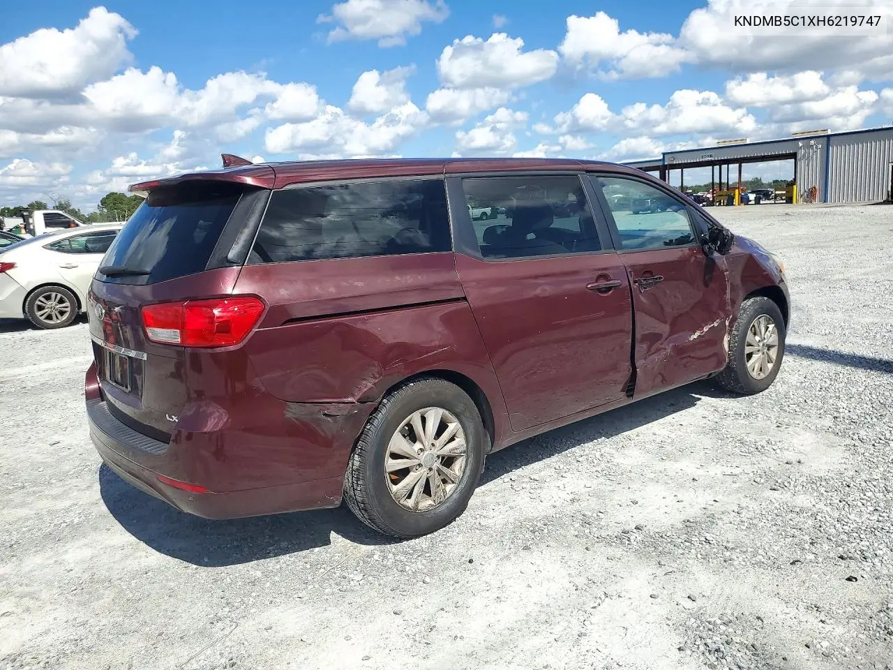 2017 KIA SEDONA VIN KNDMB5C1XH6219747 — фото 3