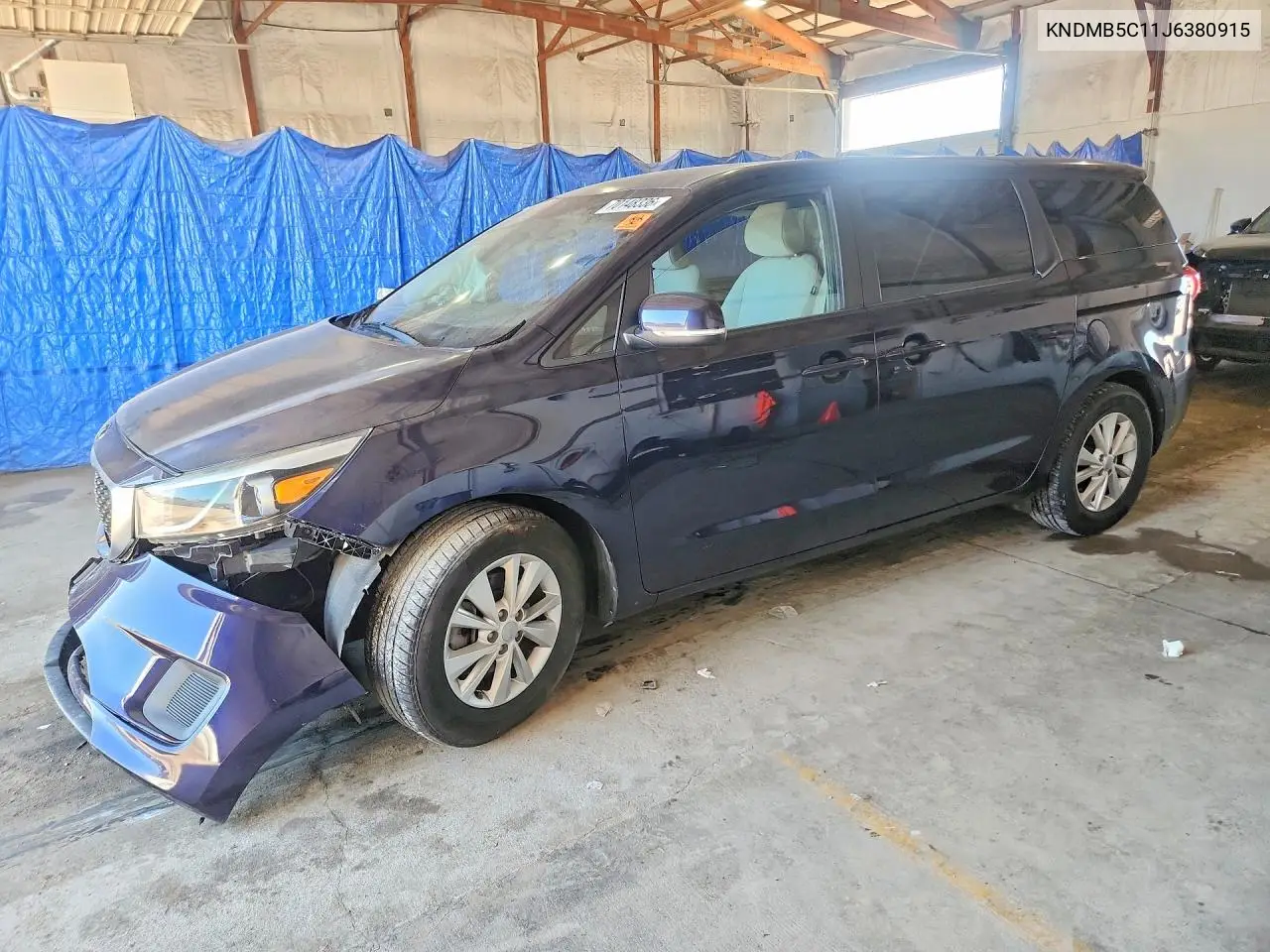 KIA SEDONA 2018, VIN KNDMB5C11J6380915