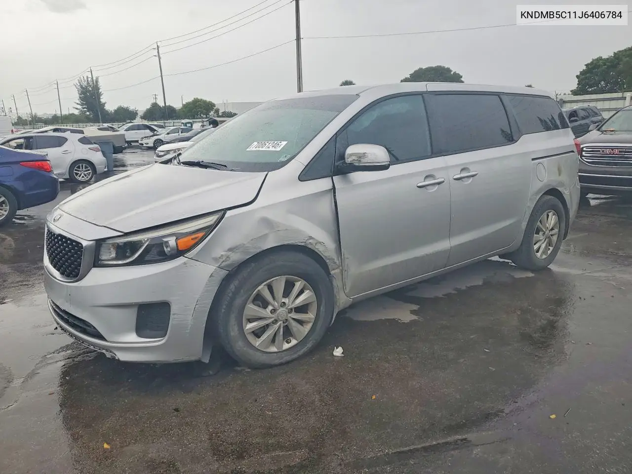 KIA SEDONA 2018, VIN KNDMB5C11J6406784