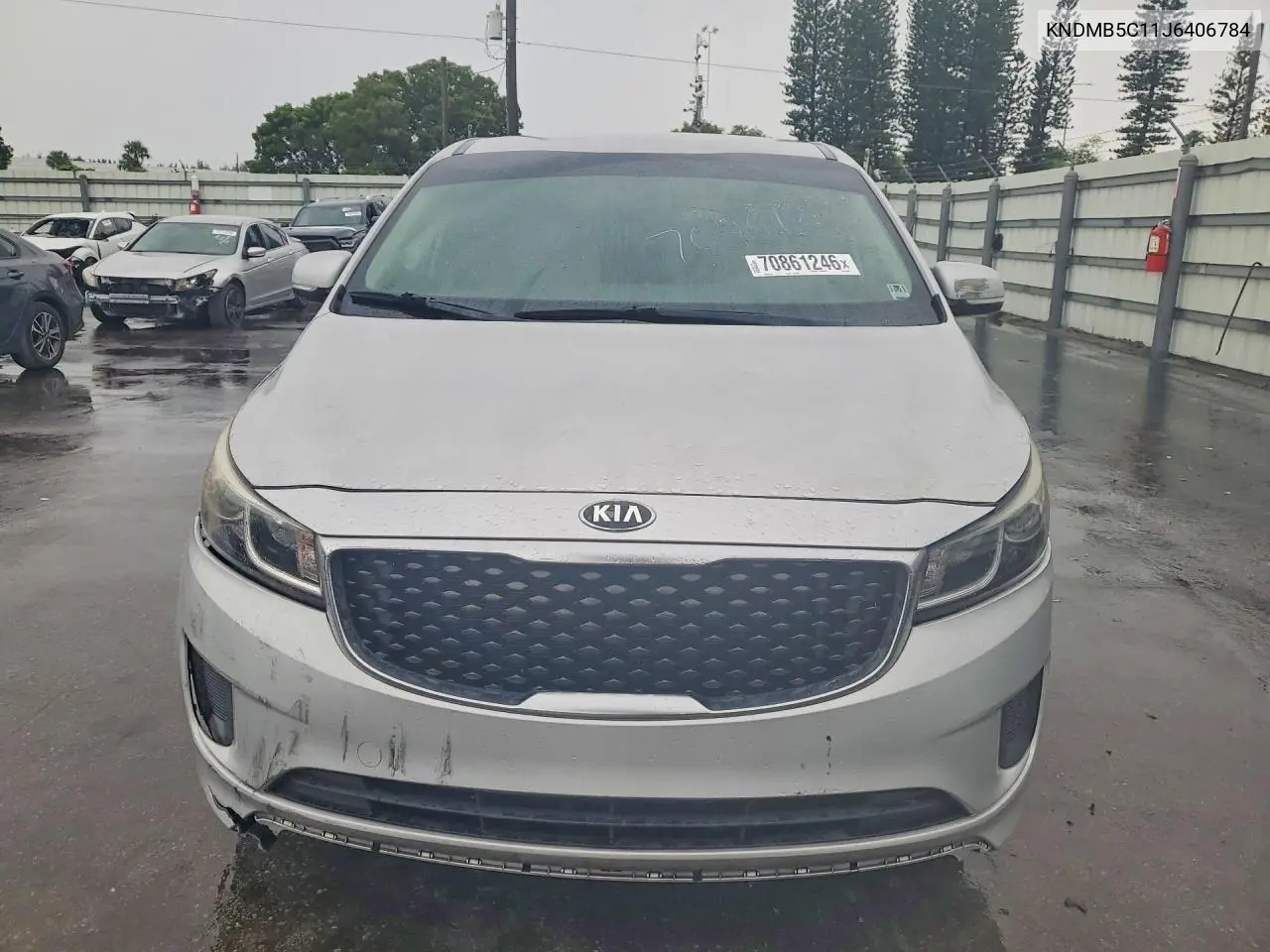 2018 KIA SEDONA VIN KNDMB5C11J6406784 — фото 5