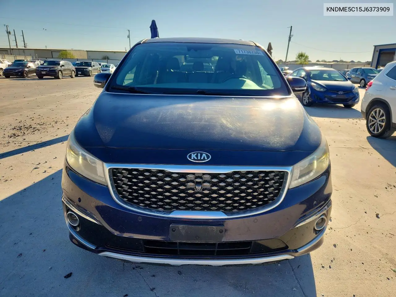 2018 KIA SEDONA VIN KNDME5C15J6373909 — фото 5