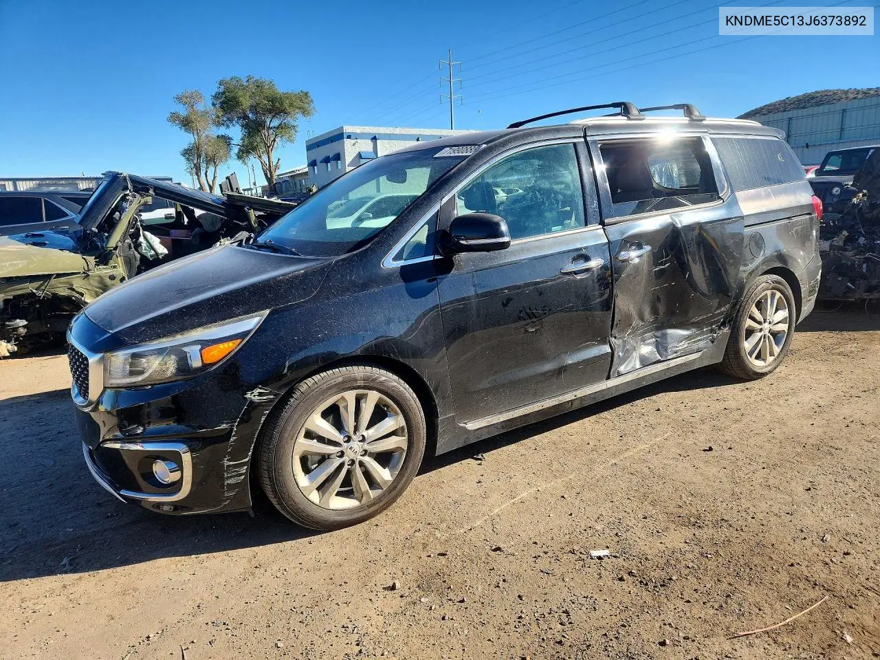 KIA SEDONA 2018, VIN KNDME5C13J6373892