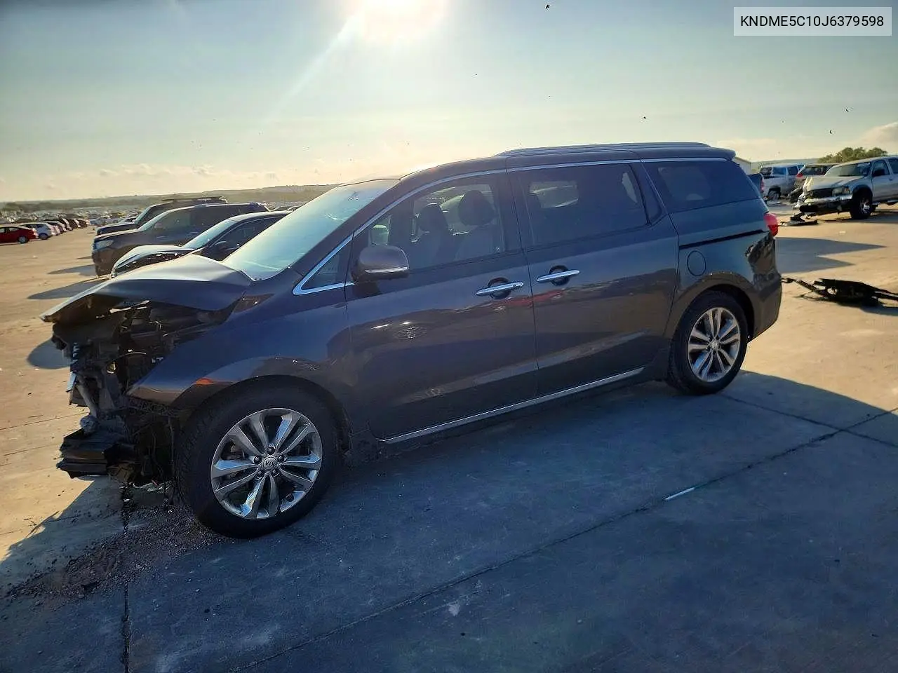 KIA SEDONA 2018, VIN KNDME5C10J6379598