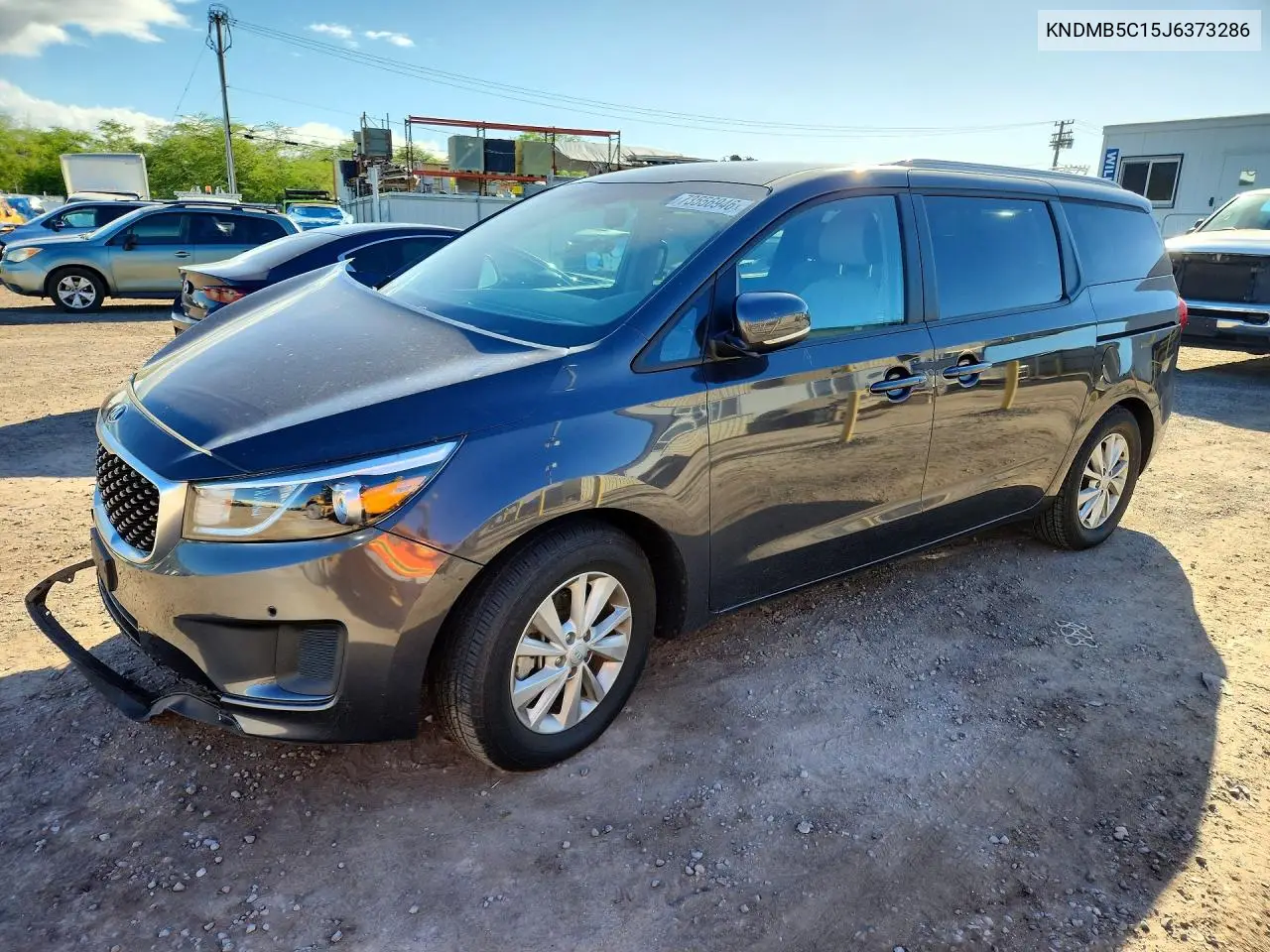 KIA SEDONA 2018, VIN KNDMB5C15J6373286