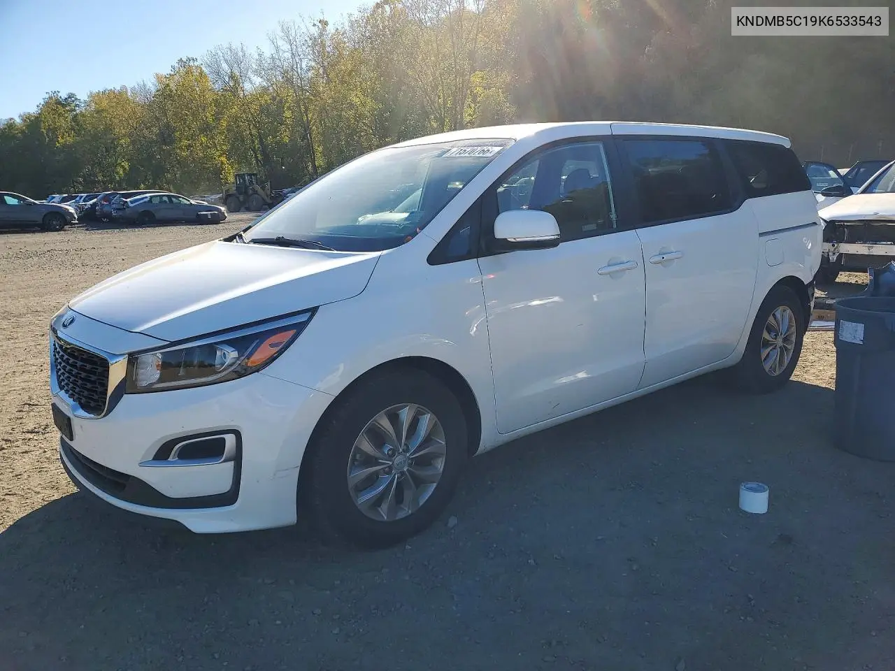 KIA SEDONA 2019, VIN KNDMB5C19K6533543