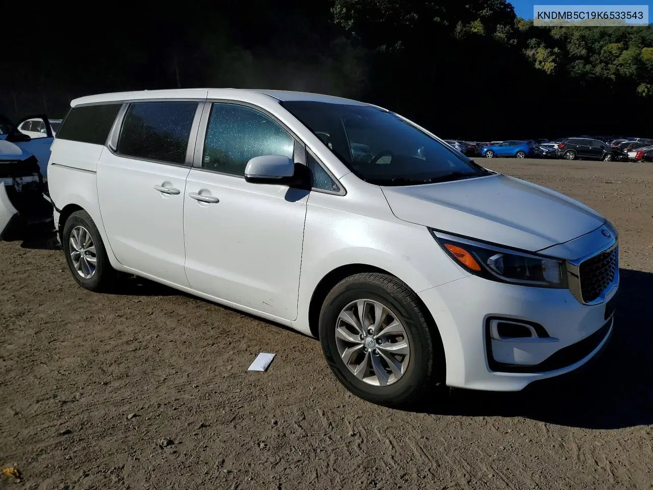 2019 KIA SEDONA VIN KNDMB5C19K6533543 — фото 4