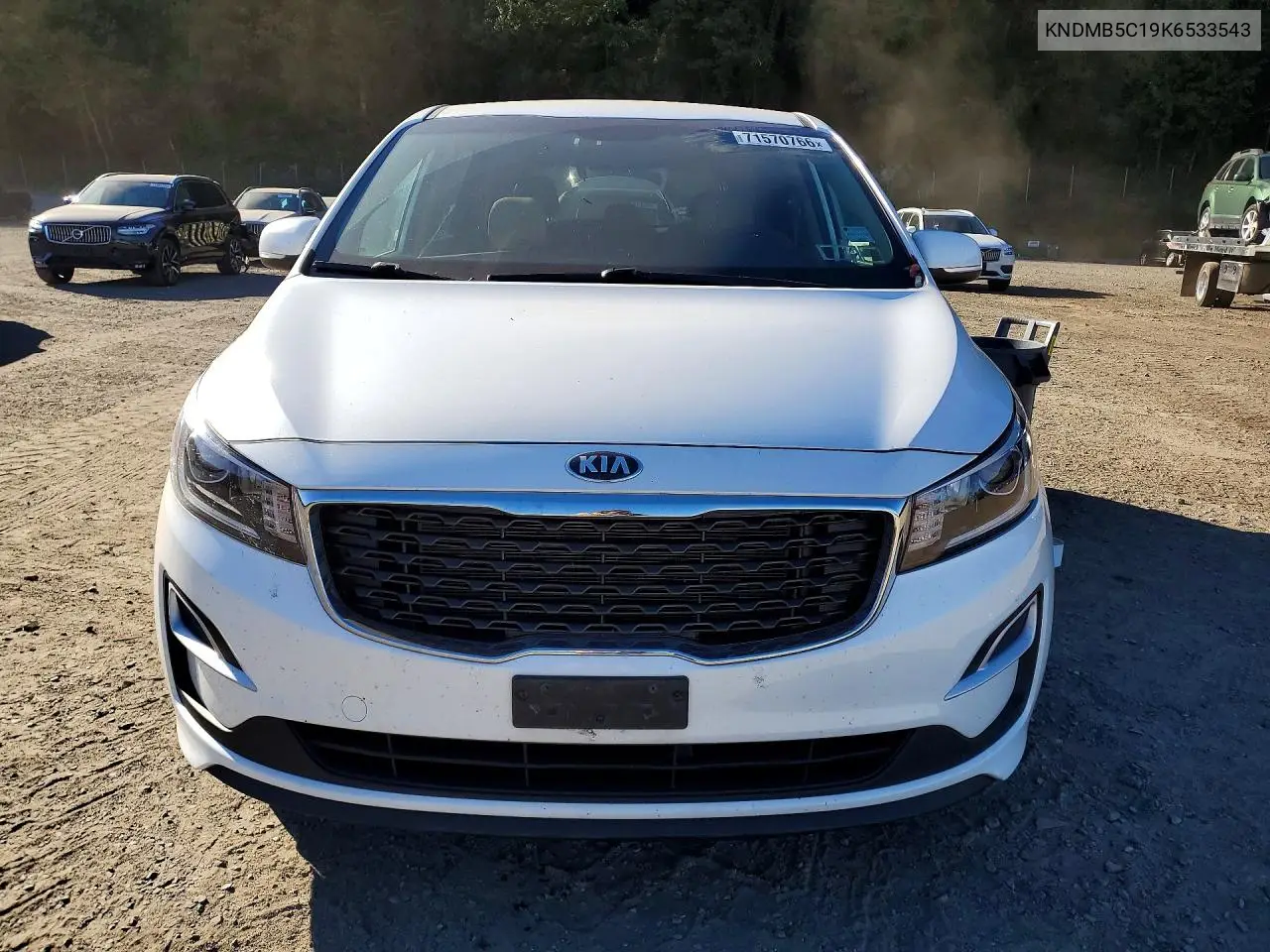 2019 KIA SEDONA VIN KNDMB5C19K6533543 — фото 5