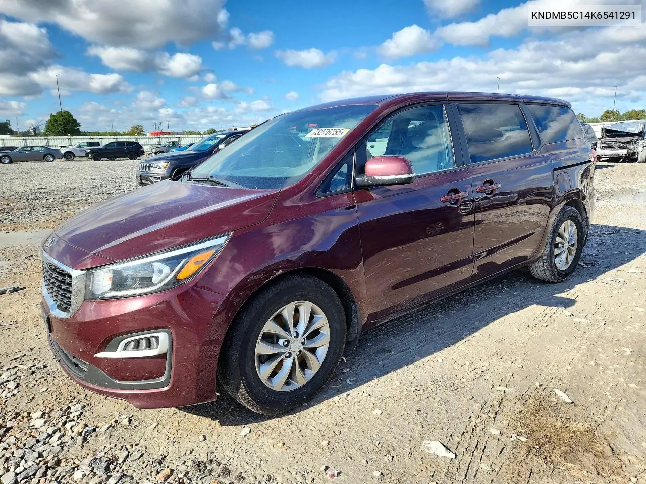 KIA SEDONA 2019, VIN KNDMB5C14K6541291