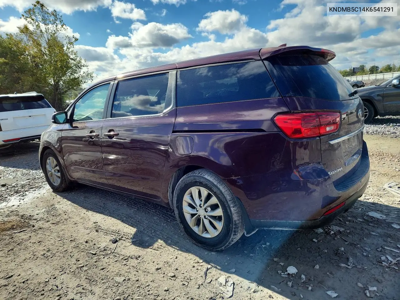 2019 KIA SEDONA VIN KNDMB5C14K6541291 — фото 2