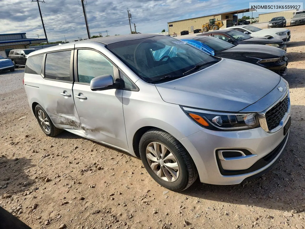 2019 KIA SEDONA VIN KNDMB5C13K6559927 — фото 4