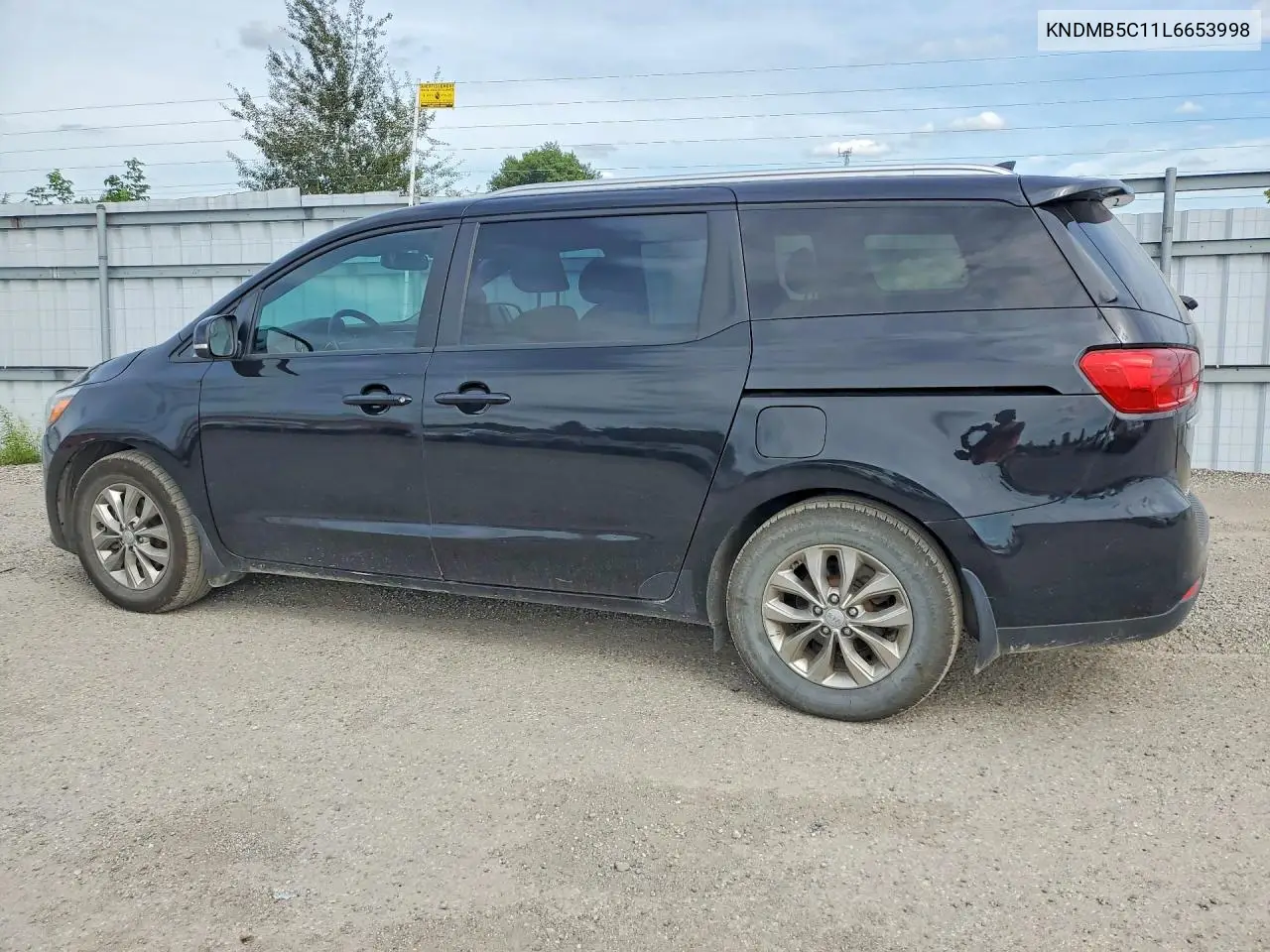 2020 KIA SEDONA VIN KNDMB5C11L6653998 — фото 2