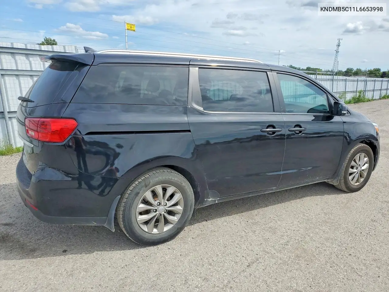 2020 KIA SEDONA VIN KNDMB5C11L6653998 — фото 3