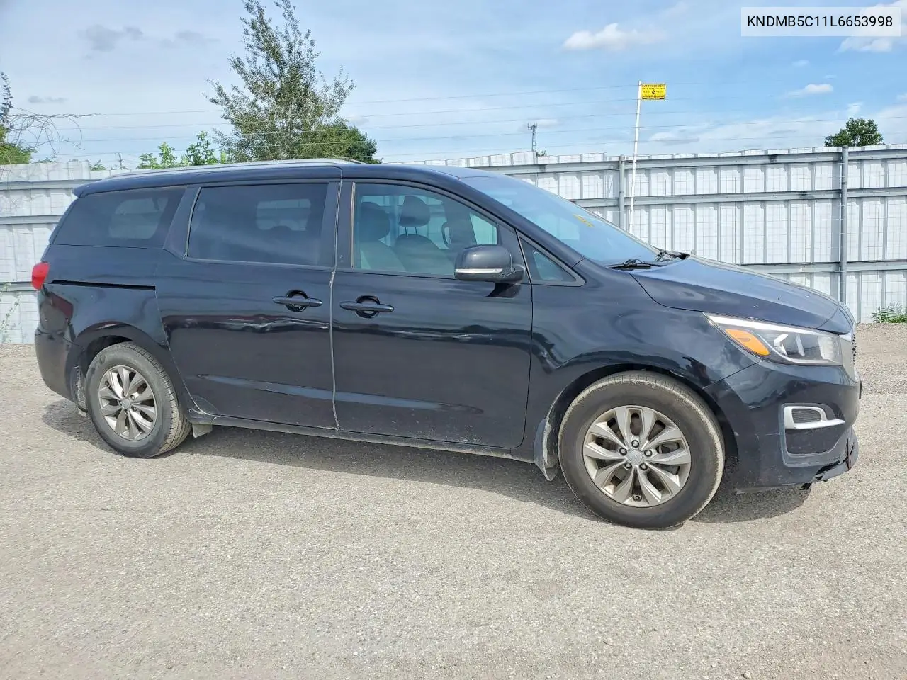 2020 KIA SEDONA VIN KNDMB5C11L6653998 — фото 4