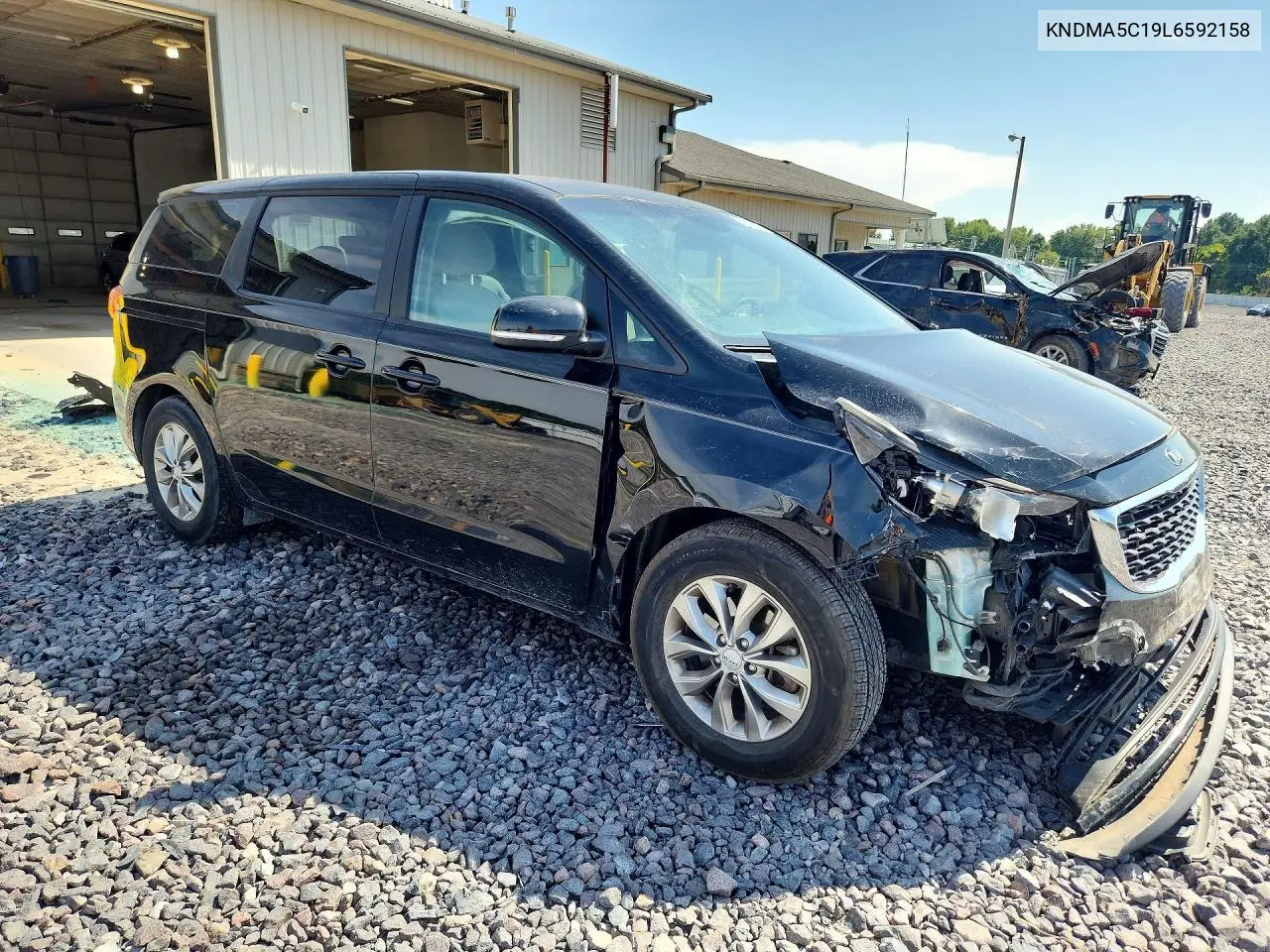 2020 KIA SEDONA VIN KNDMA5C19L6592158 — фото 4