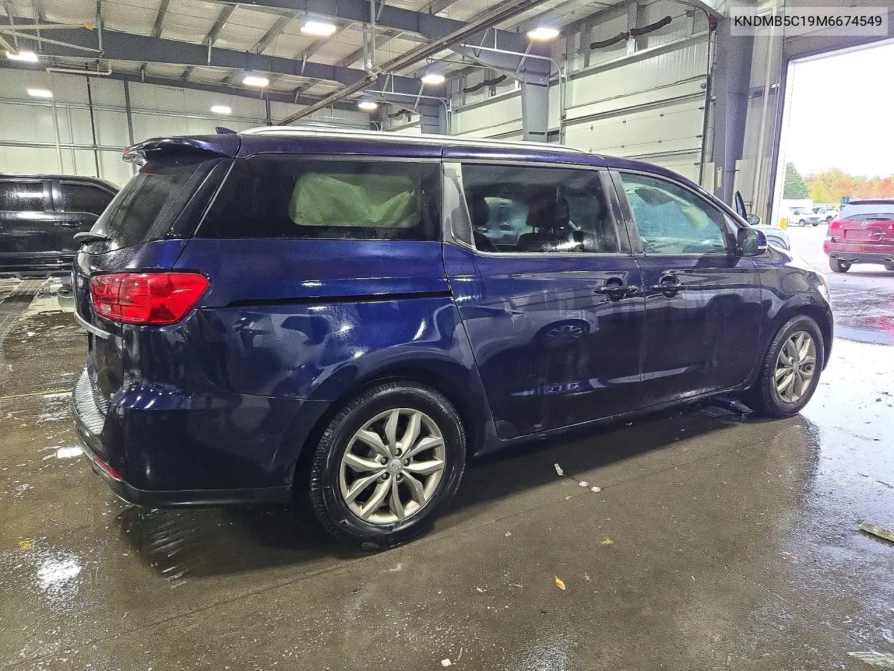 2021 KIA SEDONA VIN KNDMB5C19M6674549 — фото 3