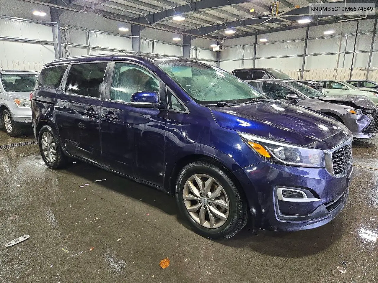 2021 KIA SEDONA VIN KNDMB5C19M6674549 — фото 4
