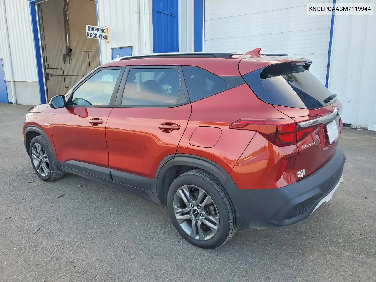 2021 KIA SELTOS VIN KNDEPCAA3M7119944 — фото 2