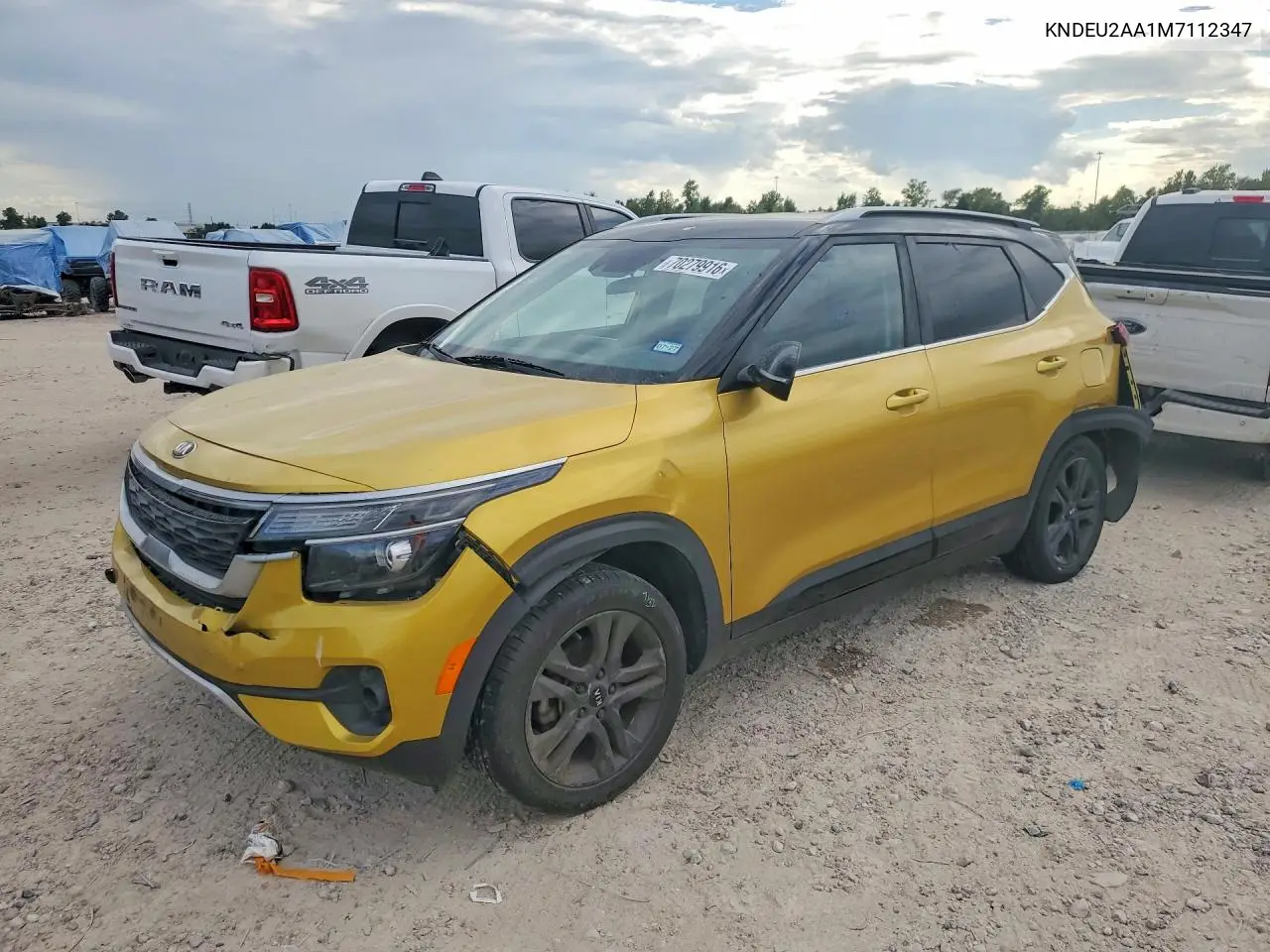 KIA SELTOS 2021, VIN KNDEU2AA1M7112347