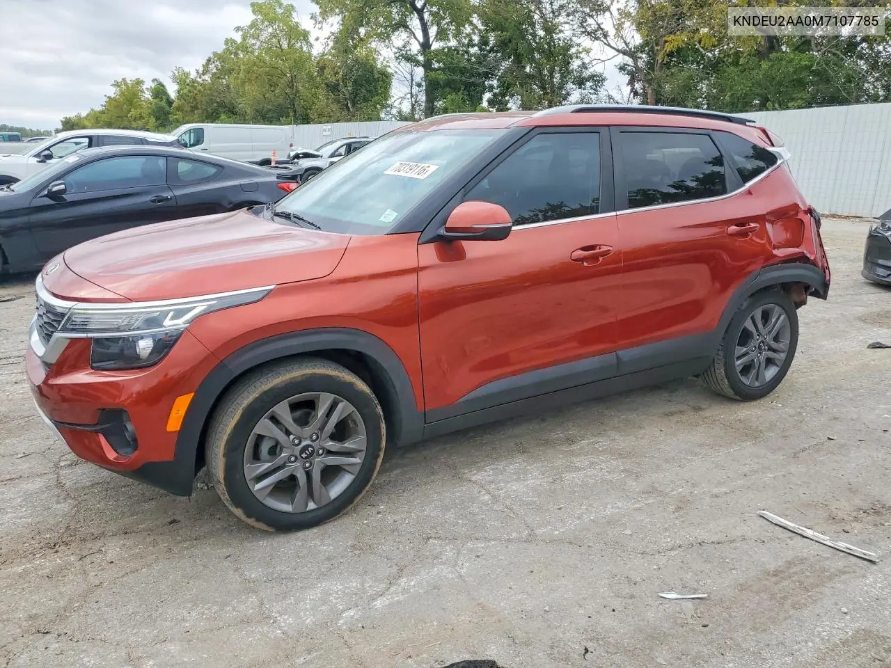 KIA SELTOS 2021, VIN KNDEU2AA0M7107785