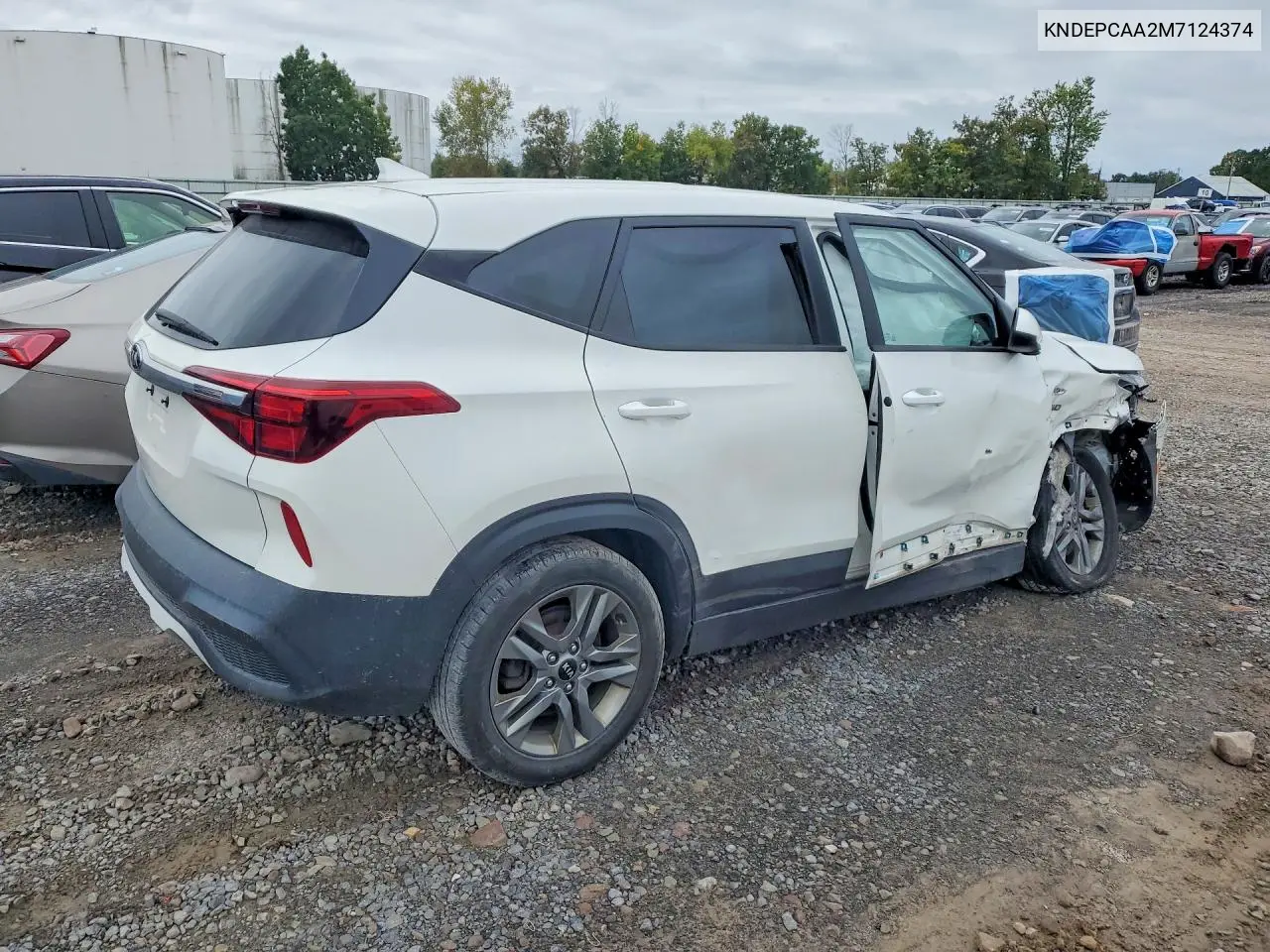 2021 KIA SELTOS VIN KNDEPCAA2M7124374 — фото 3