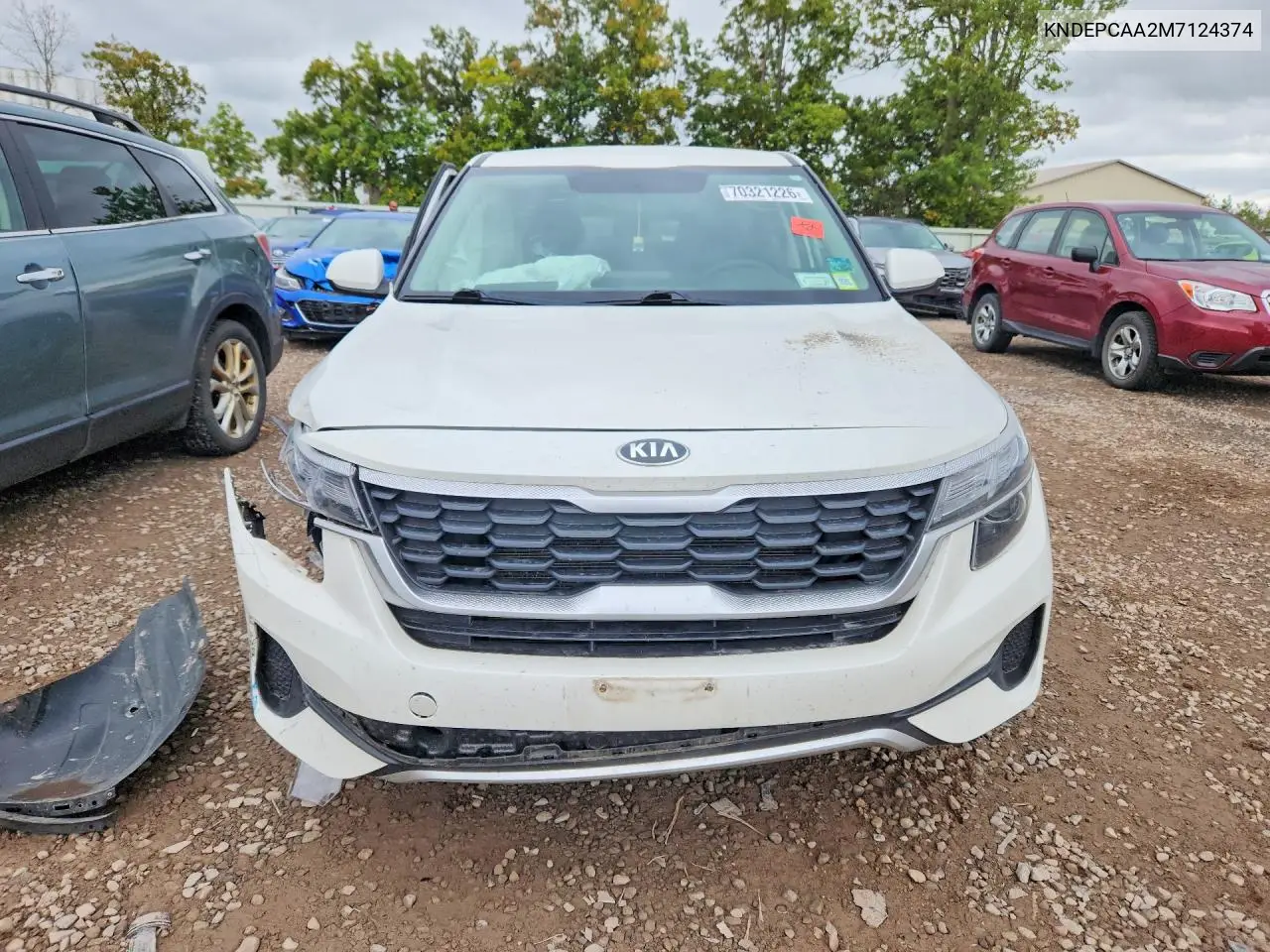 2021 KIA SELTOS VIN KNDEPCAA2M7124374 — фото 5