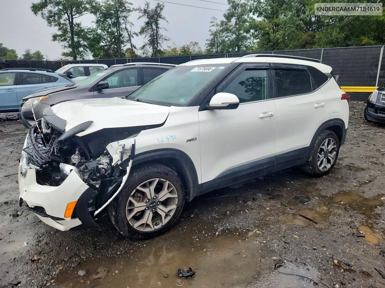KIA SELTOS 2021, VIN KNDERCAA6M7184619