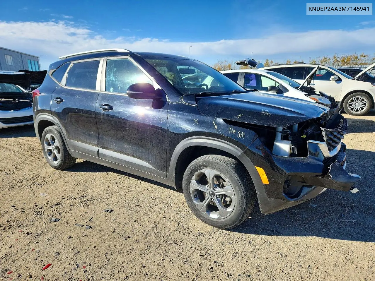 2021 KIA SELTOS VIN KNDEP2AA3M7145941 — фото 4
