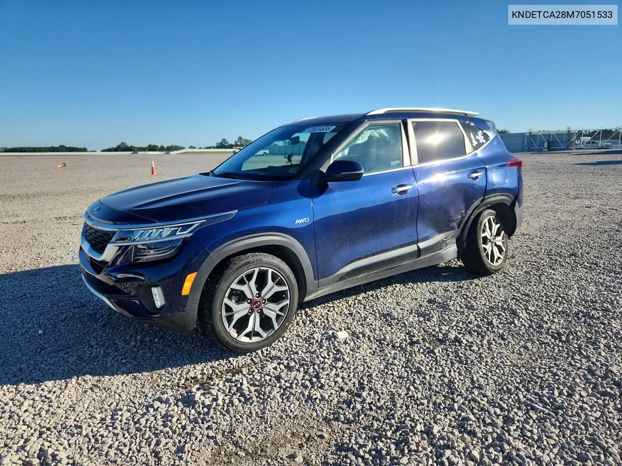 KIA SELTOS 2021, VIN KNDETCA28M7051533