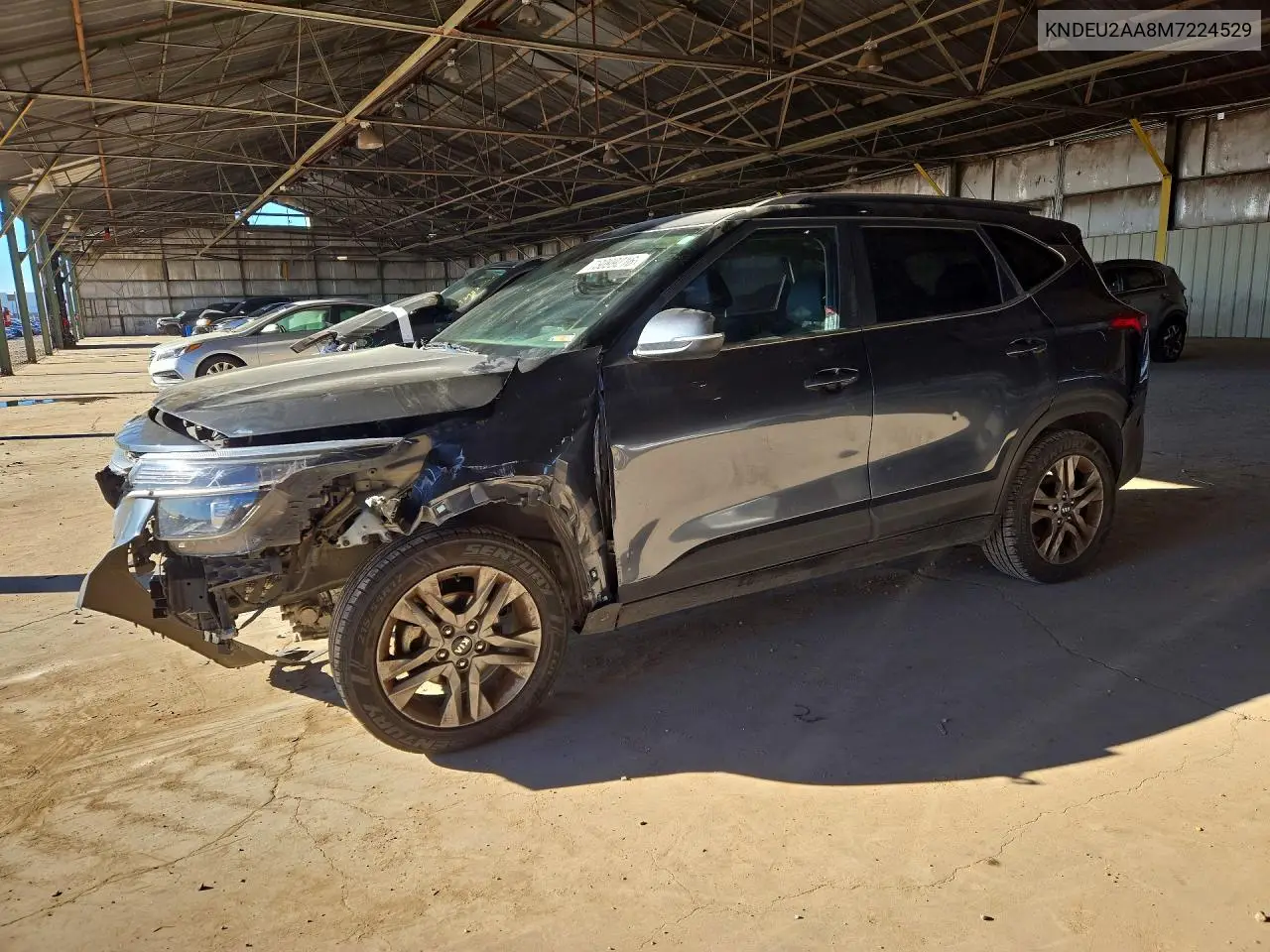 KIA SELTOS 2021, VIN KNDEU2AA8M7224529