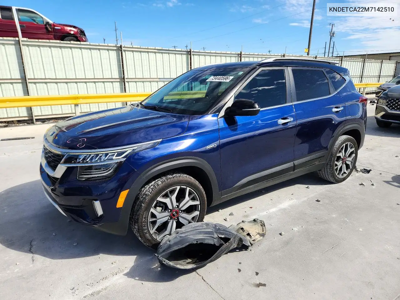 KIA SELTOS 2021, VIN KNDETCA22M7142510