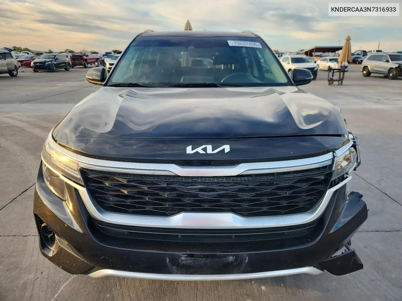 2022 KIA SELTOS VIN KNDERCAA3N7316933 — фото 5