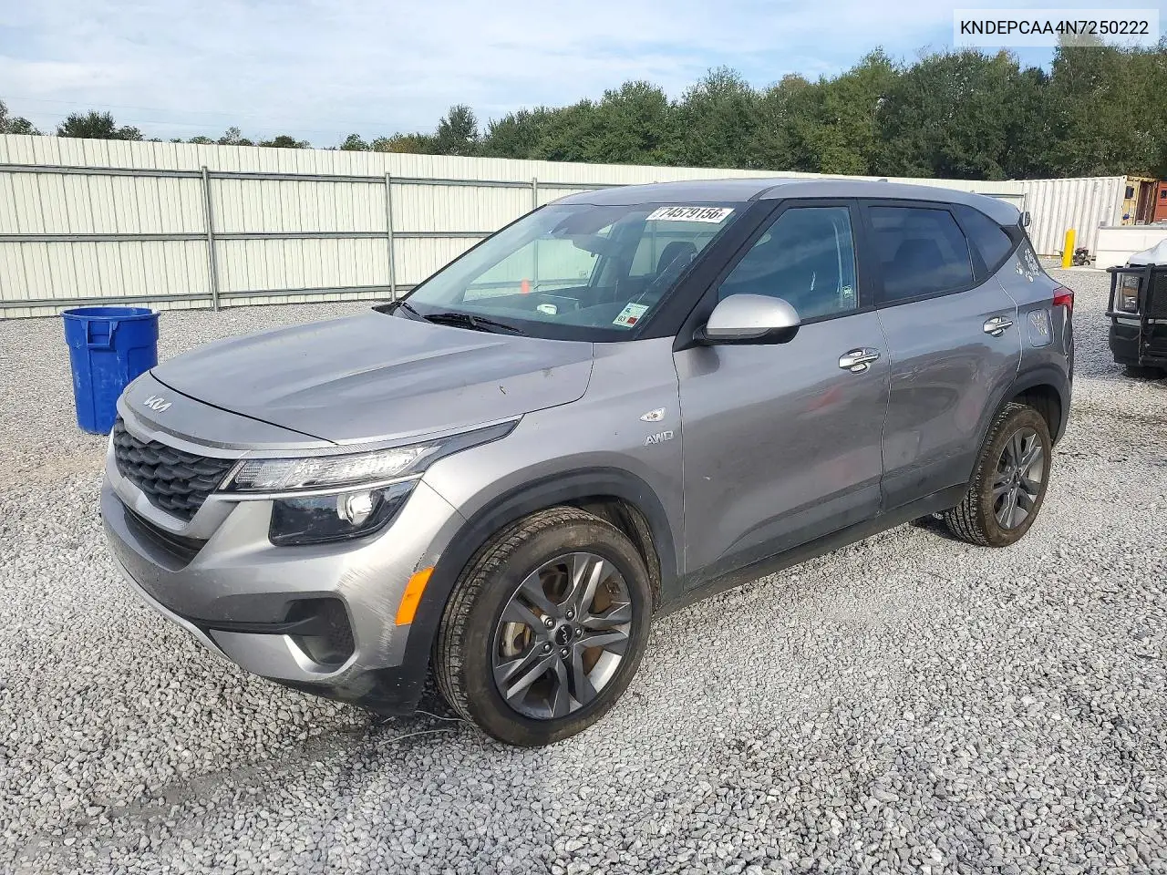 KIA SELTOS 2022, VIN KNDEPCAA4N7250222