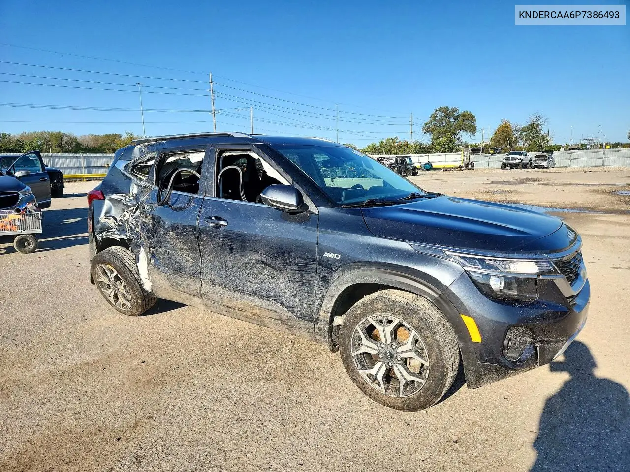 2023 KIA SELTOS VIN KNDERCAA6P7386493 — фото 4