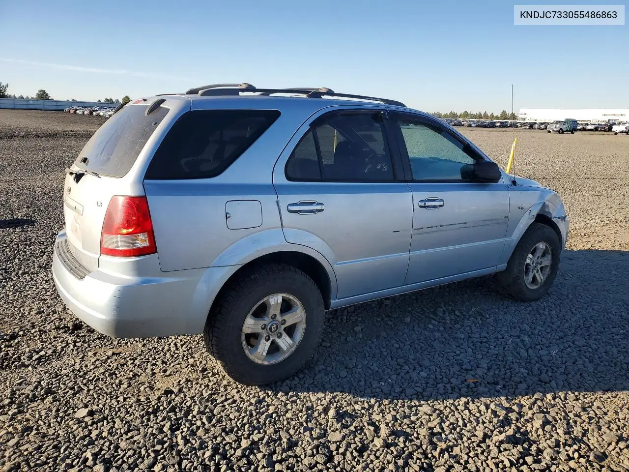 2005 KIA SORENTO VIN KNDJC733055486863 — фото 3