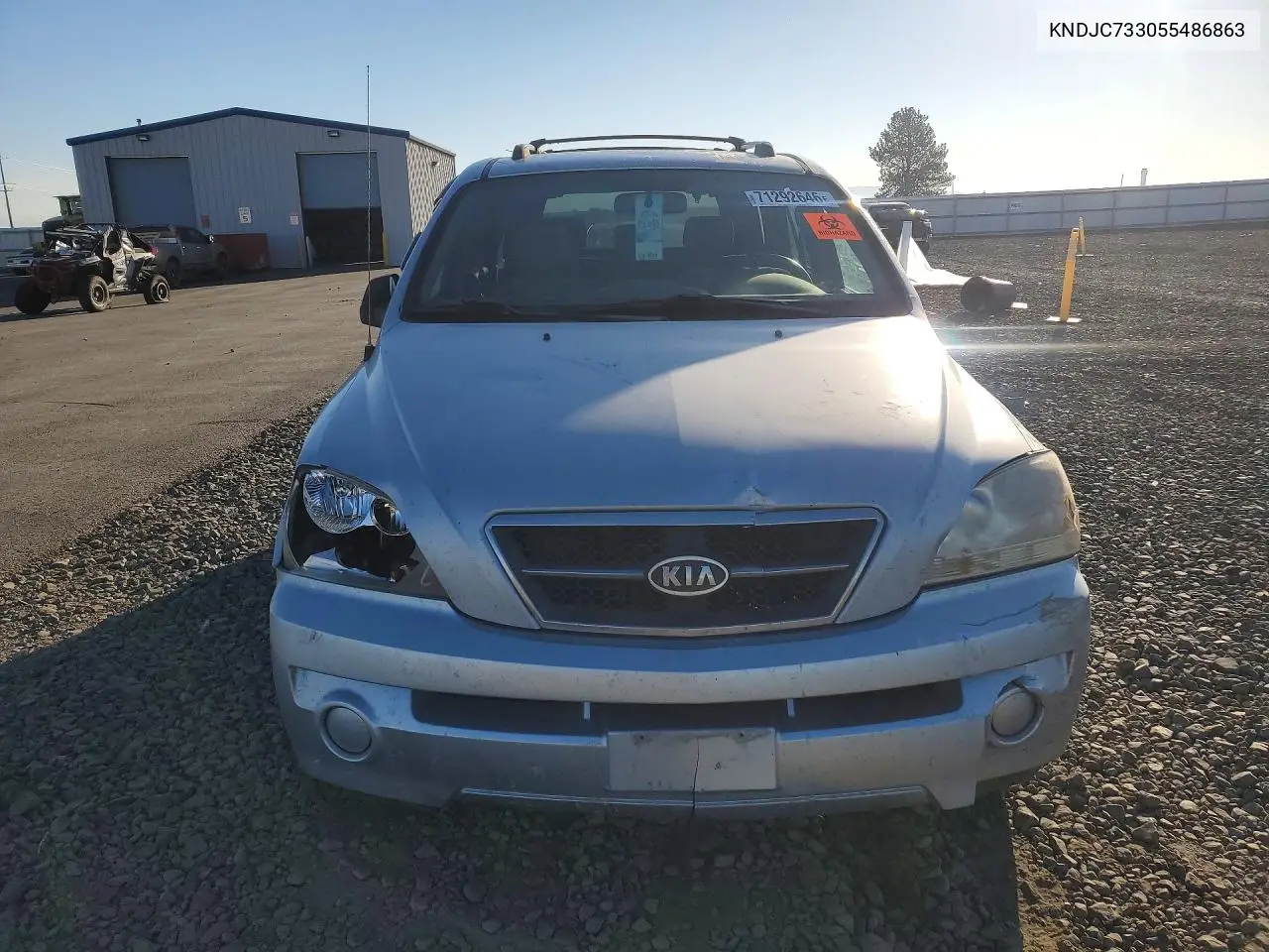 2005 KIA SORENTO VIN KNDJC733055486863 — фото 5