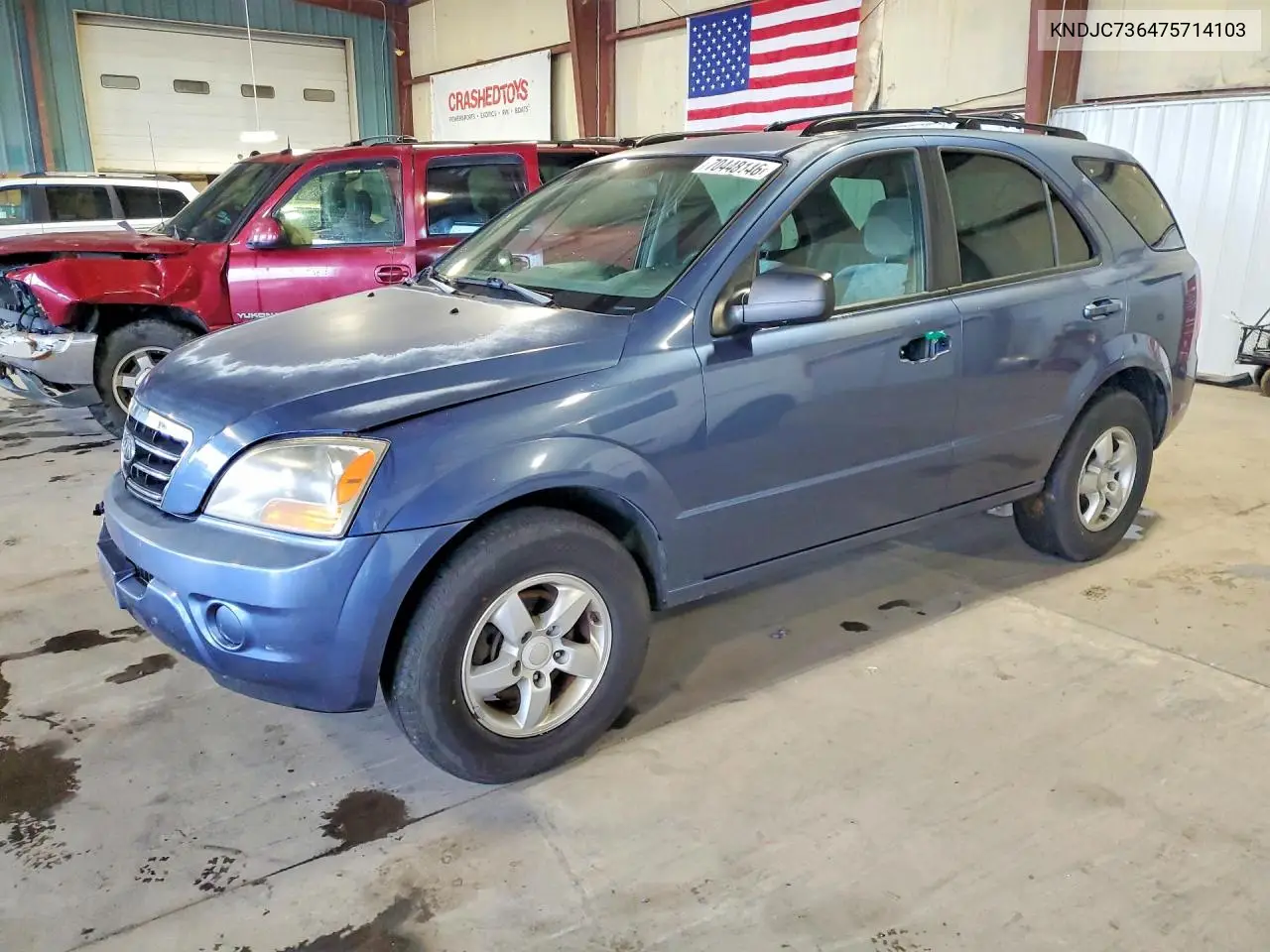 KIA SORENTO 2007, VIN KNDJC736475714103