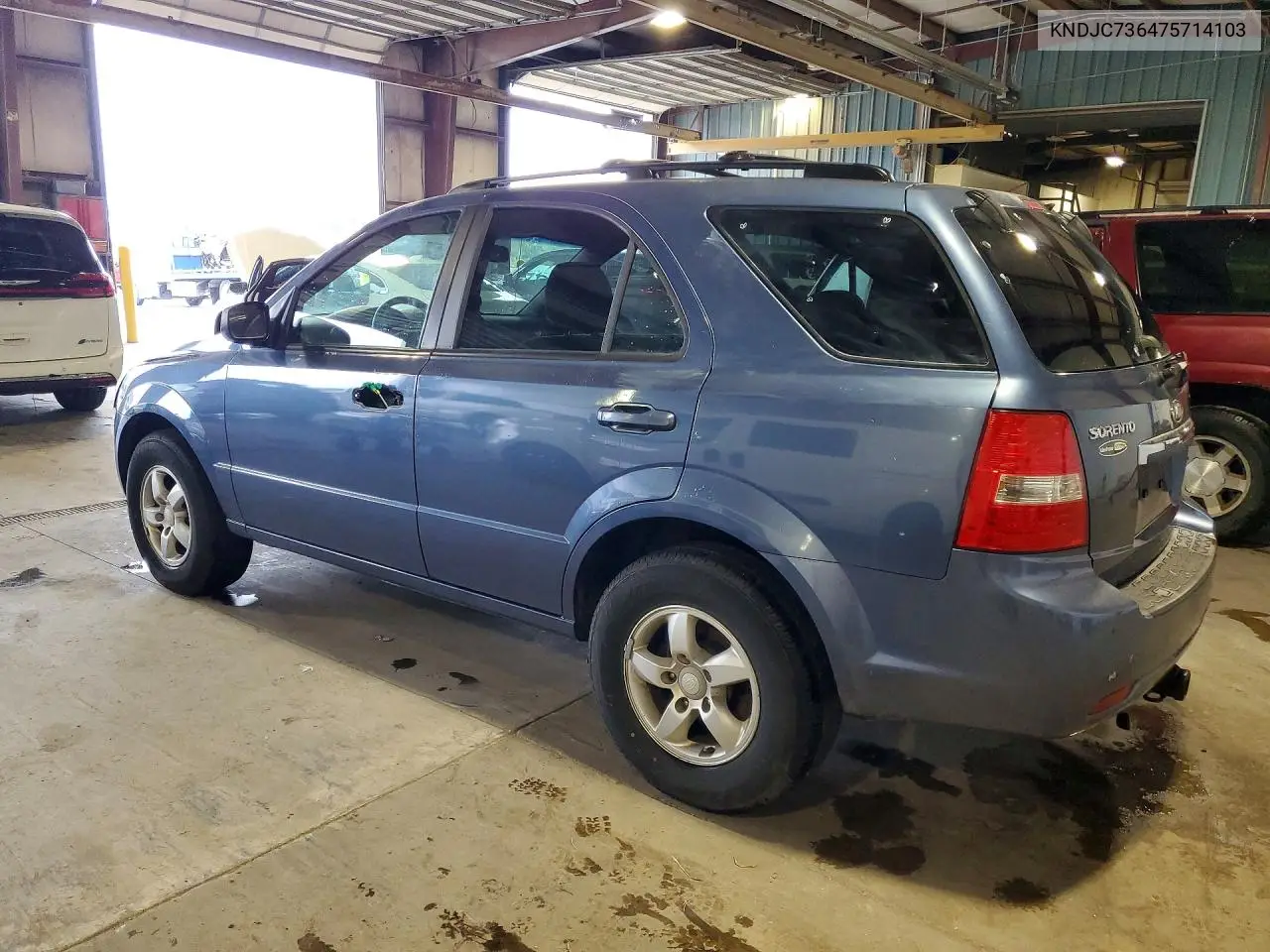 2007 KIA SORENTO VIN KNDJC736475714103 — фото 2