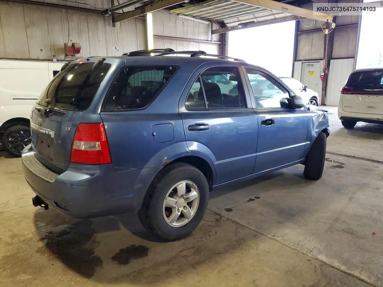 2007 KIA SORENTO VIN KNDJC736475714103 — фото 3