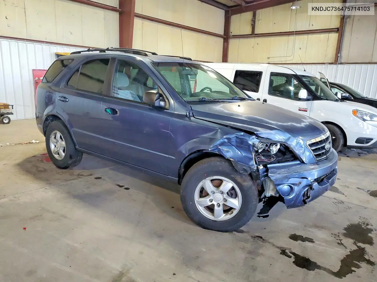 2007 KIA SORENTO VIN KNDJC736475714103 — фото 4