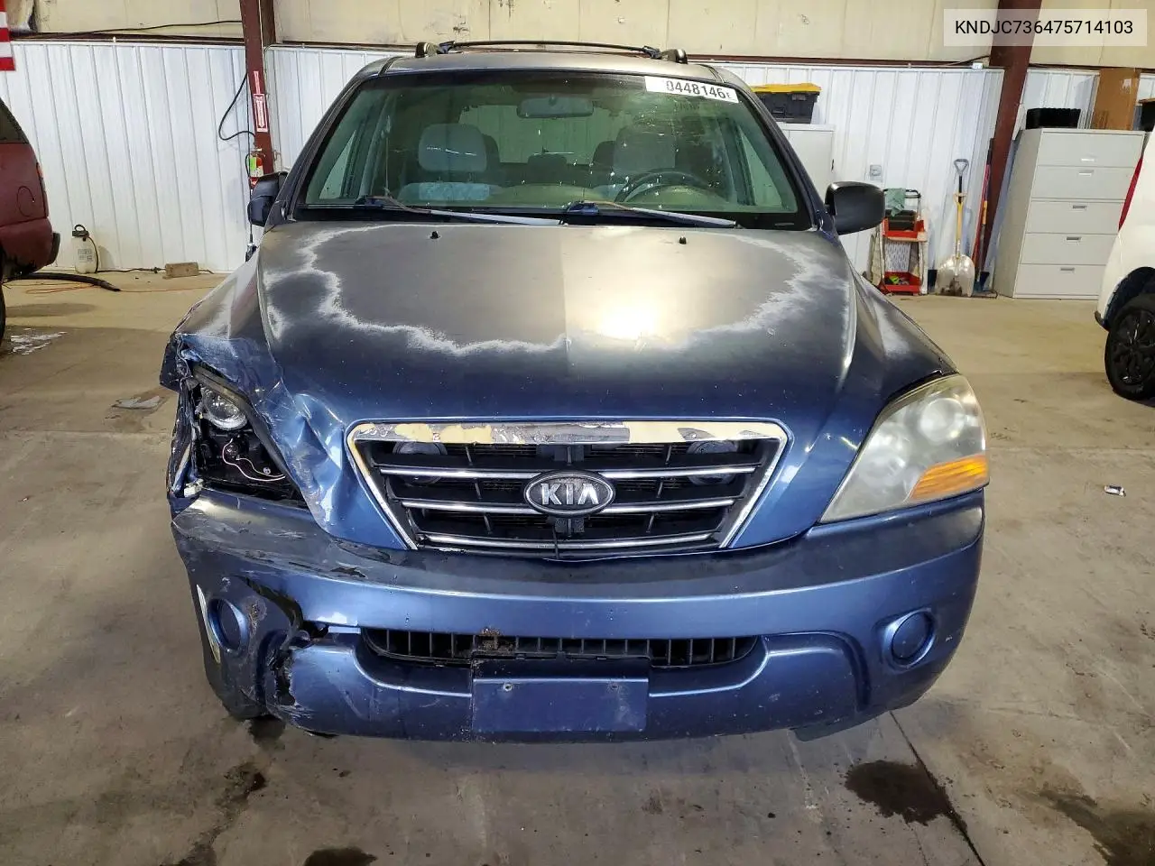 2007 KIA SORENTO VIN KNDJC736475714103 — фото 5