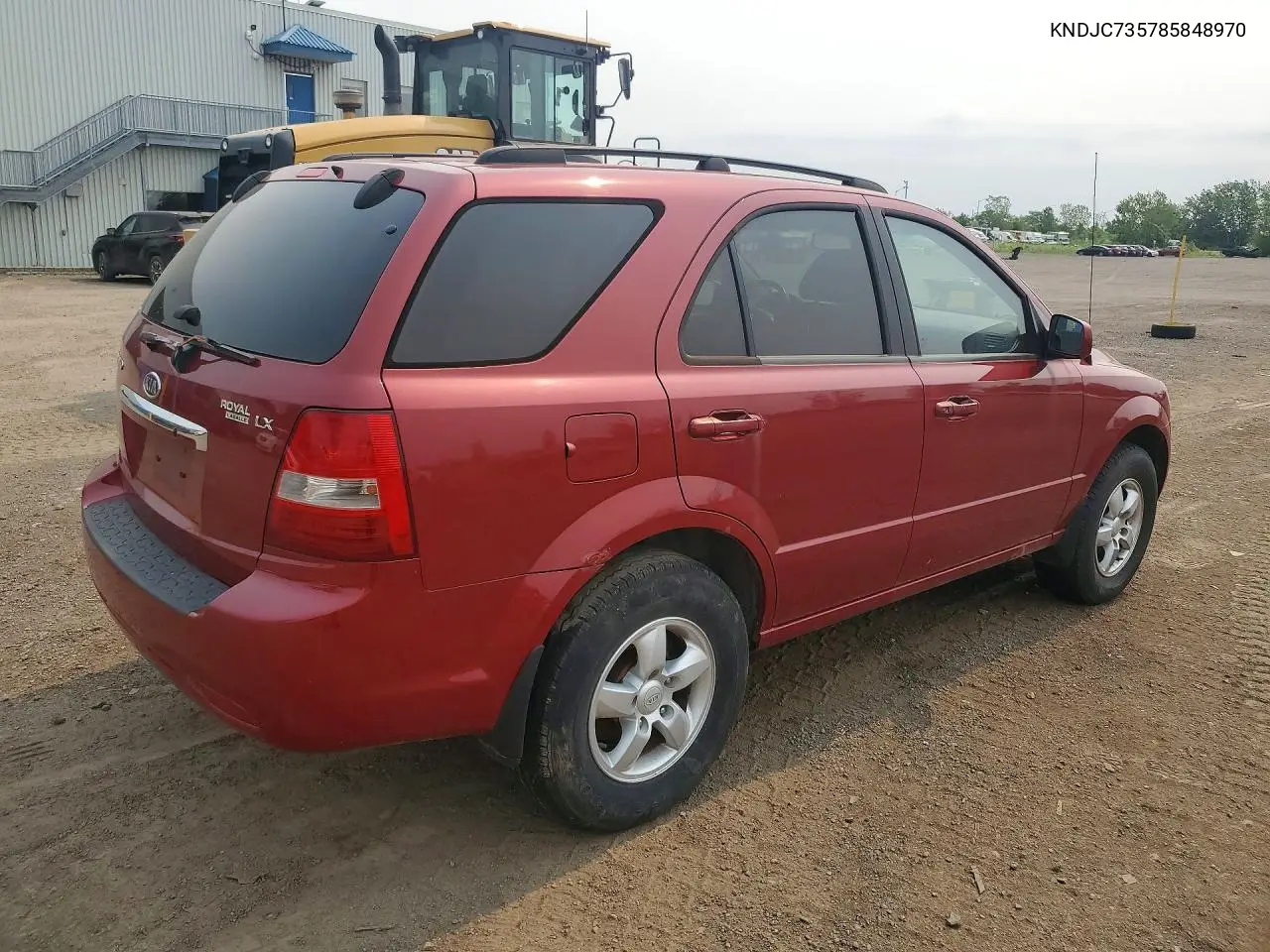 2008 KIA SORENTO VIN KNDJC735785848970 — фото 3