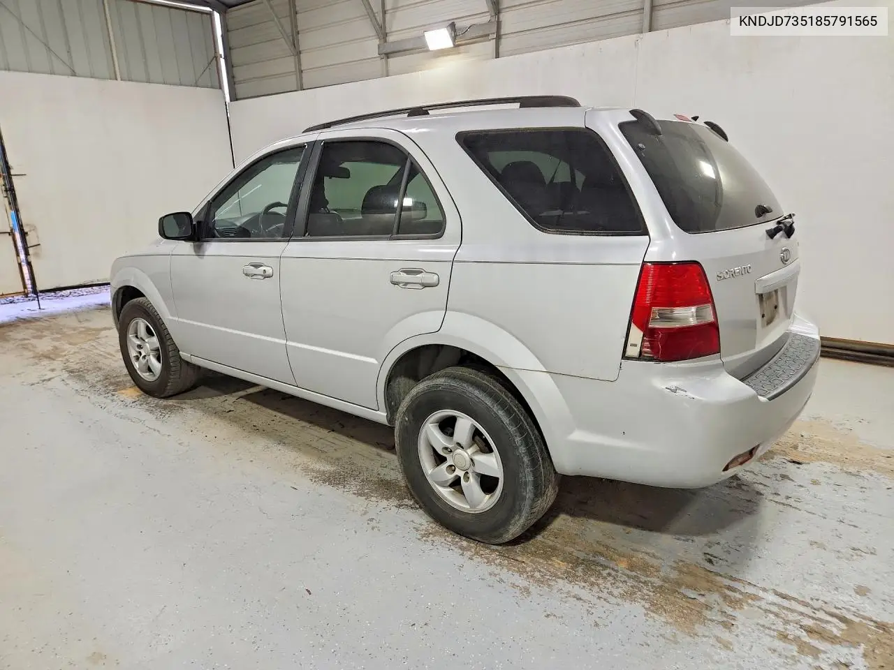 2008 KIA SORENTO VIN KNDJD735185791565 — фото 2
