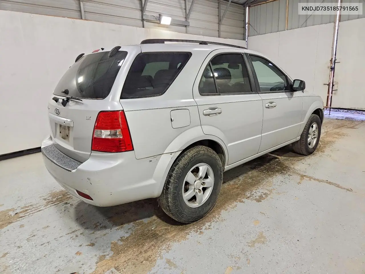 2008 KIA SORENTO VIN KNDJD735185791565 — фото 3