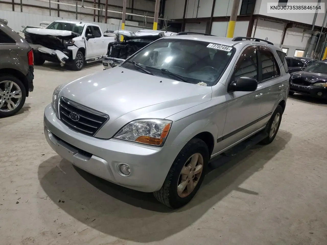 KIA SORENTO 2008, VIN KNDJC735385846164