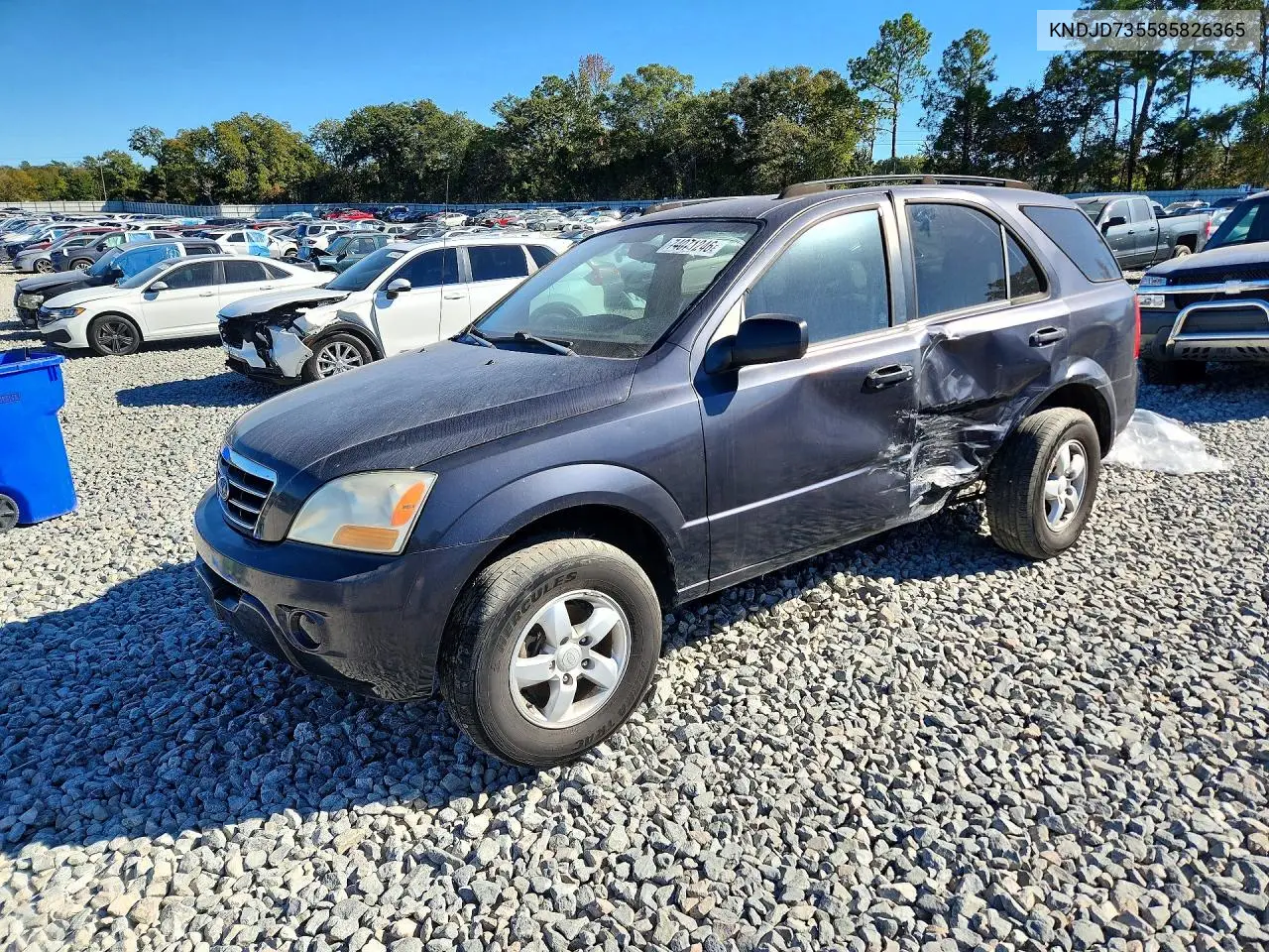 KIA SORENTO 2008, VIN KNDJD735585826365
