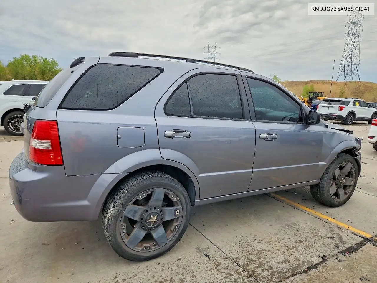 2009 KIA SORENTO VIN KNDJC735X95873041 — фото 3