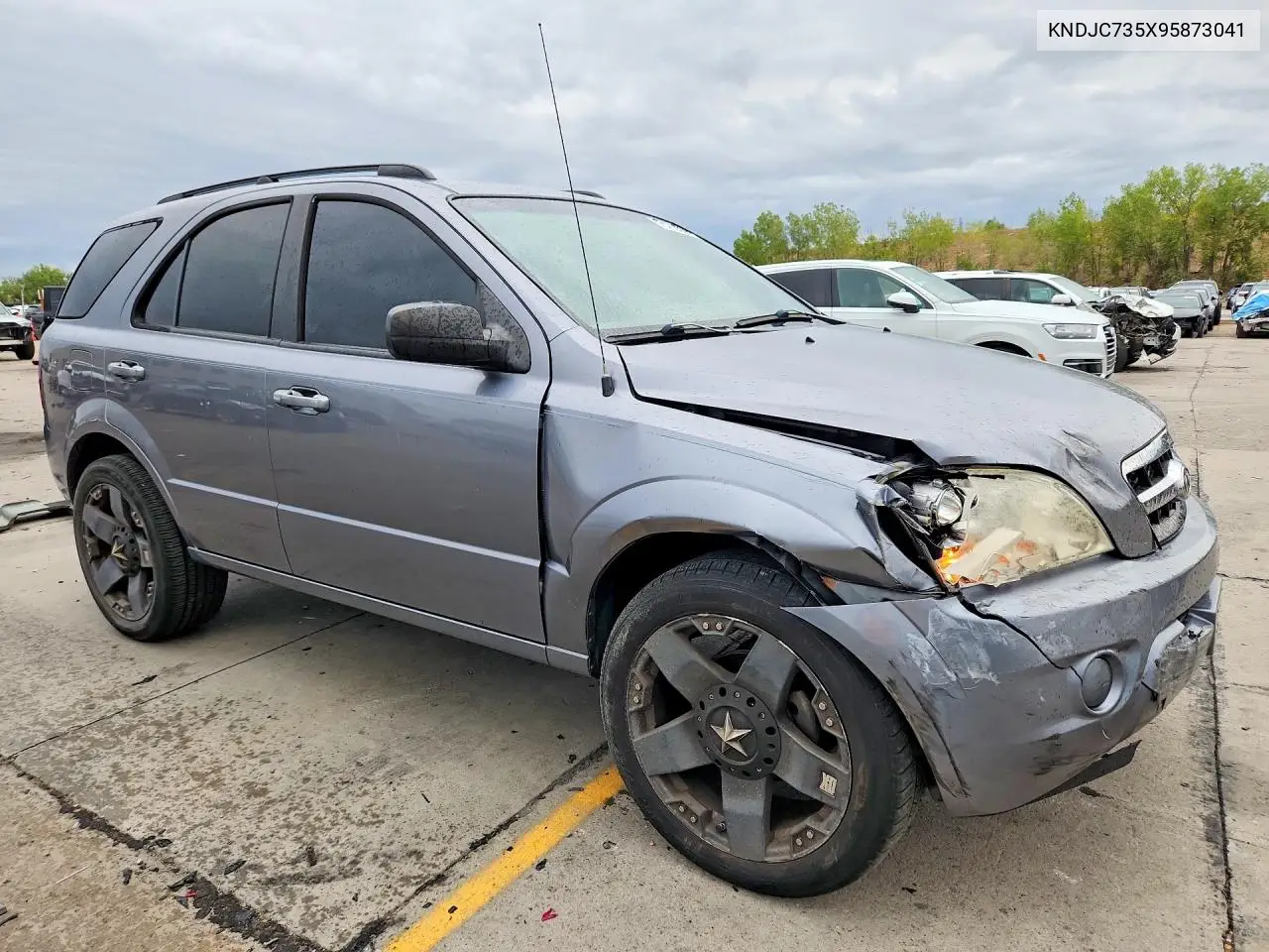 2009 KIA SORENTO VIN KNDJC735X95873041 — фото 4